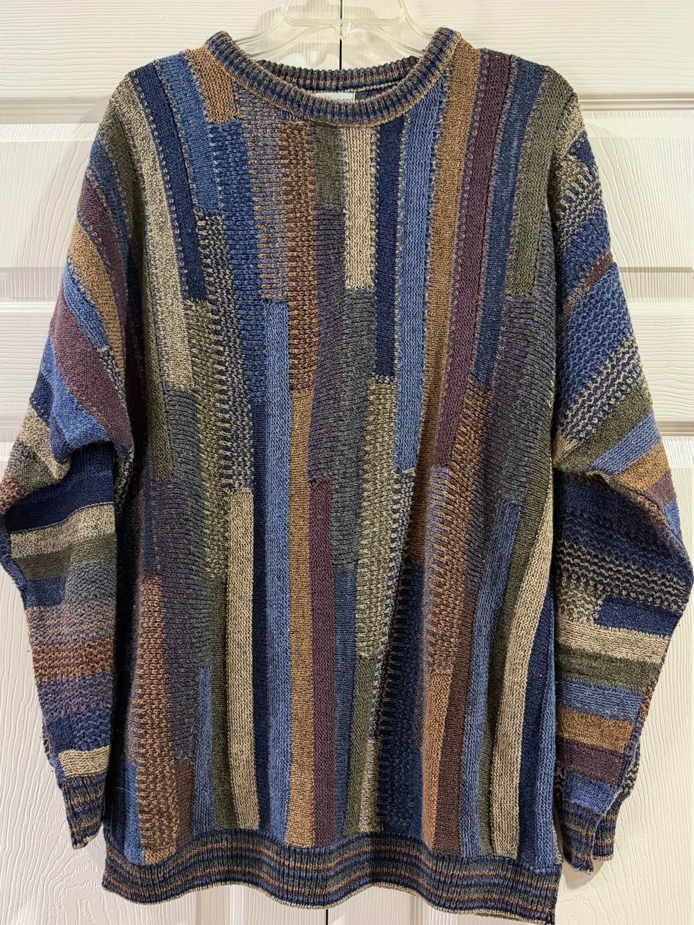 Vintage Norm Thompson Coogi Inspired Wool-blend sweater XL Made in USA